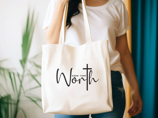 Know Your Worth Tote!