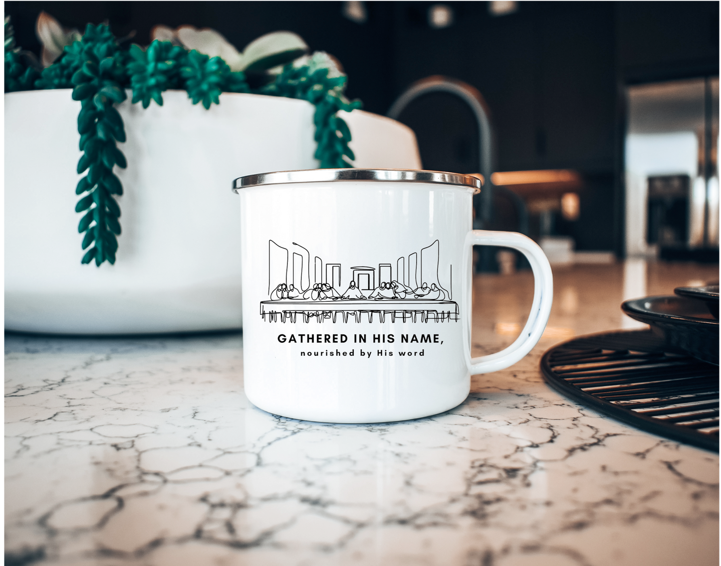 Gather In His Name Mug